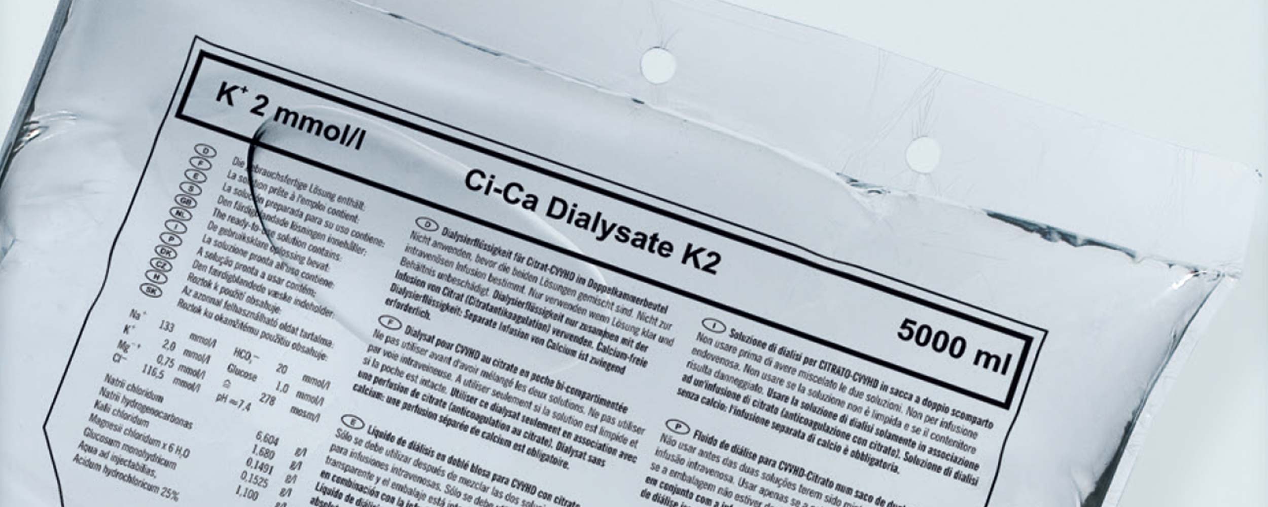 Ci-Ca® Dialysate K2 lösningspåse